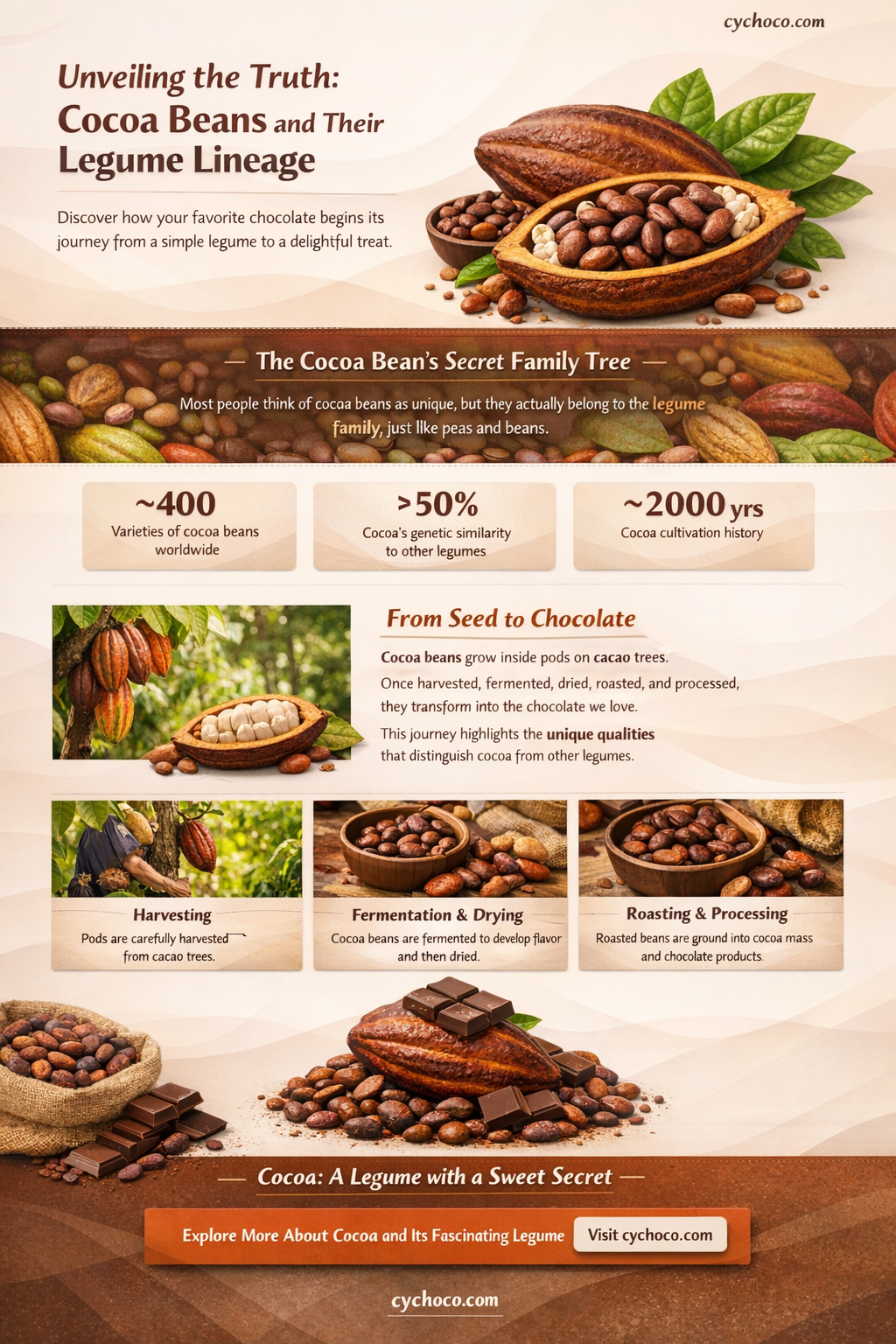 are cocoa beans a legume