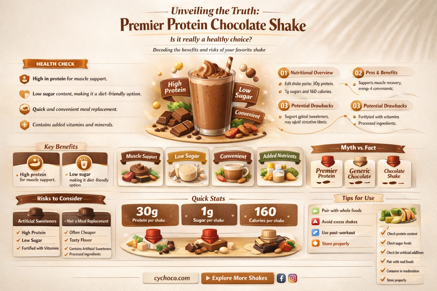 is premier protein chocolate shake good for you