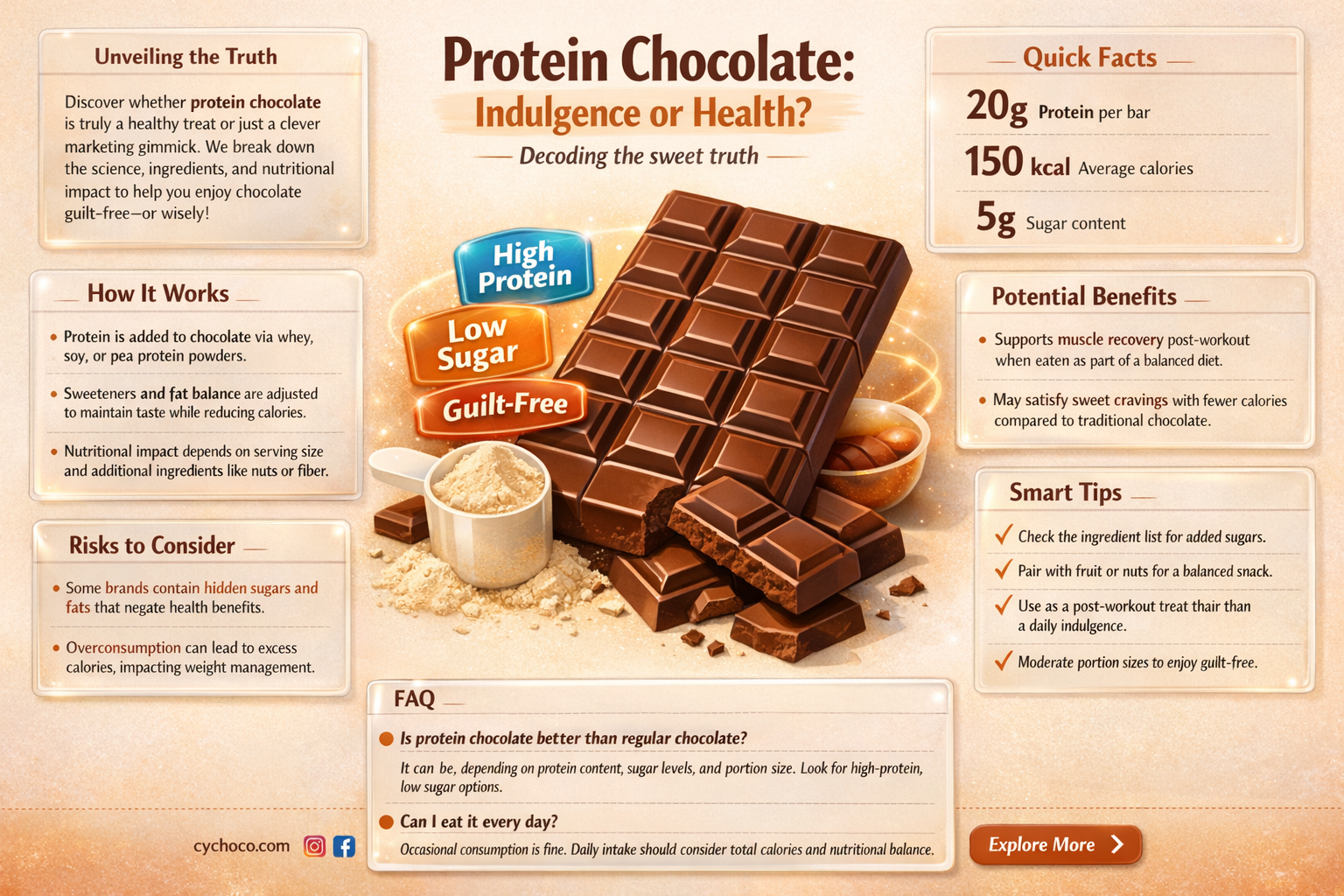 is protein chocolate good for you