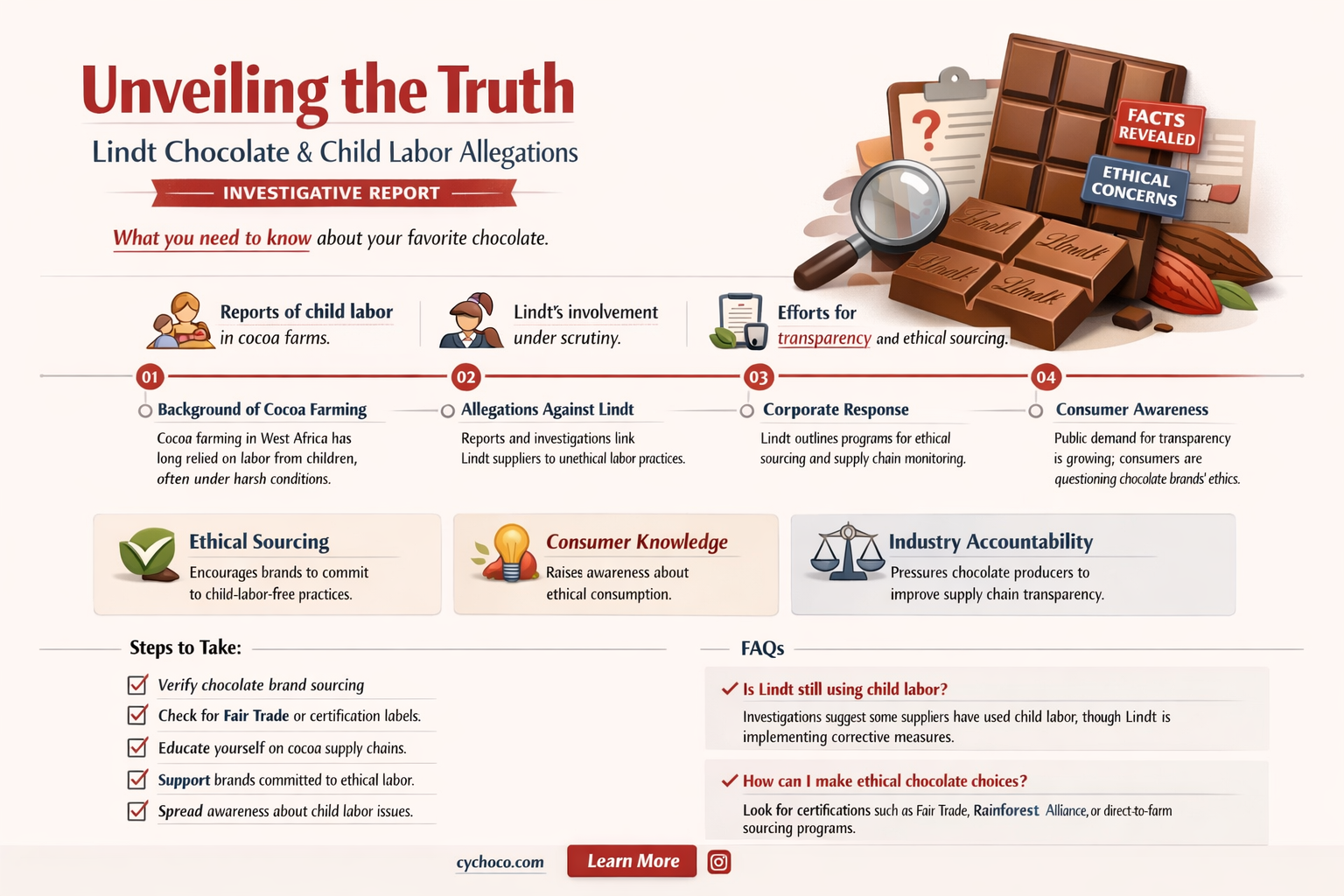 does lindt chocolate use child labor