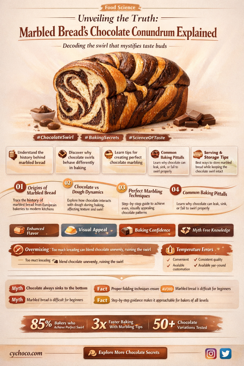 does marbled bread use chocolate