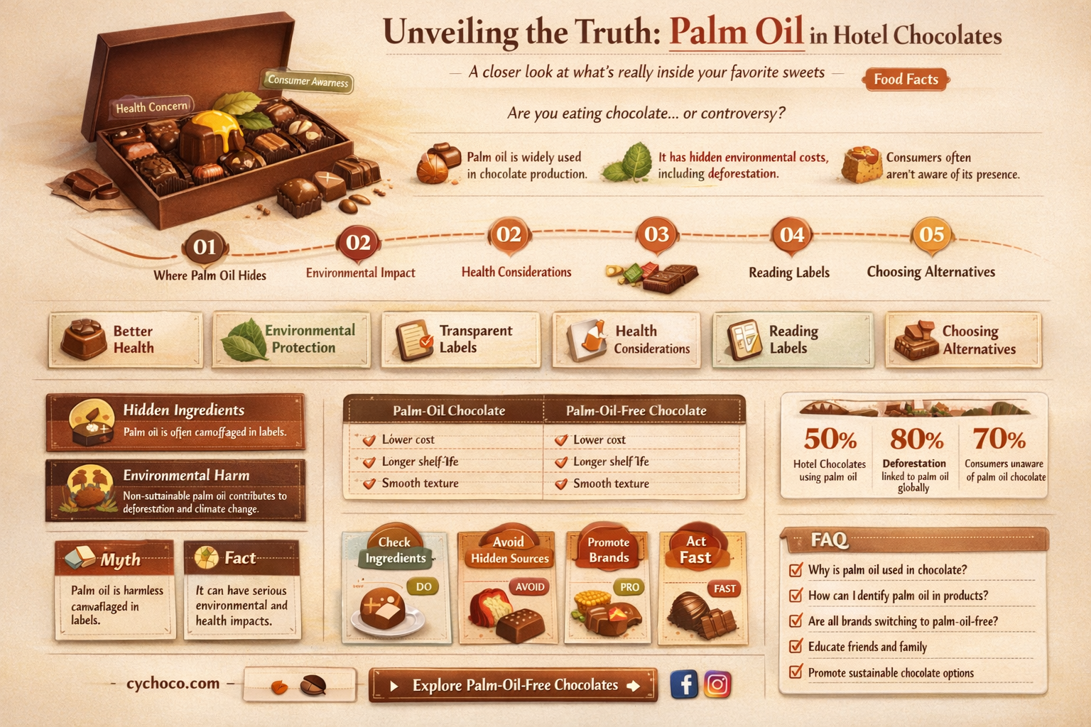does hotel chocolate use palm oil