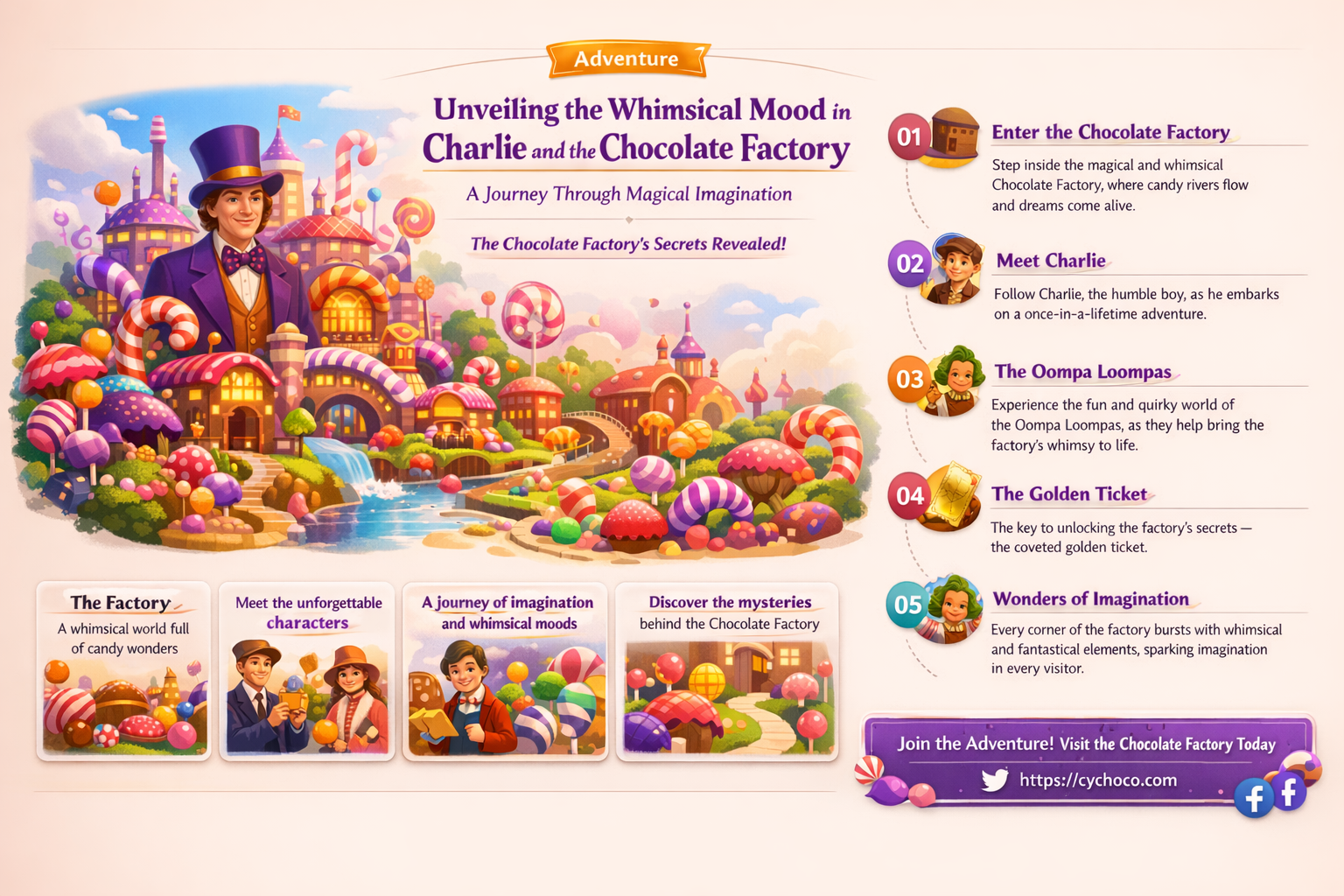 what is the mood in charlie and the chocolate factory