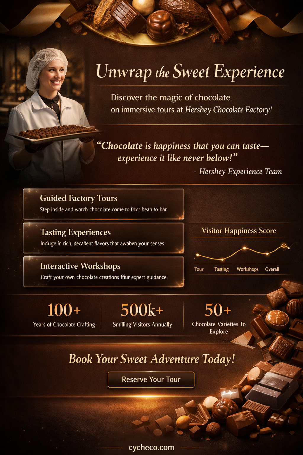 when are tours at hershey chocolate factory