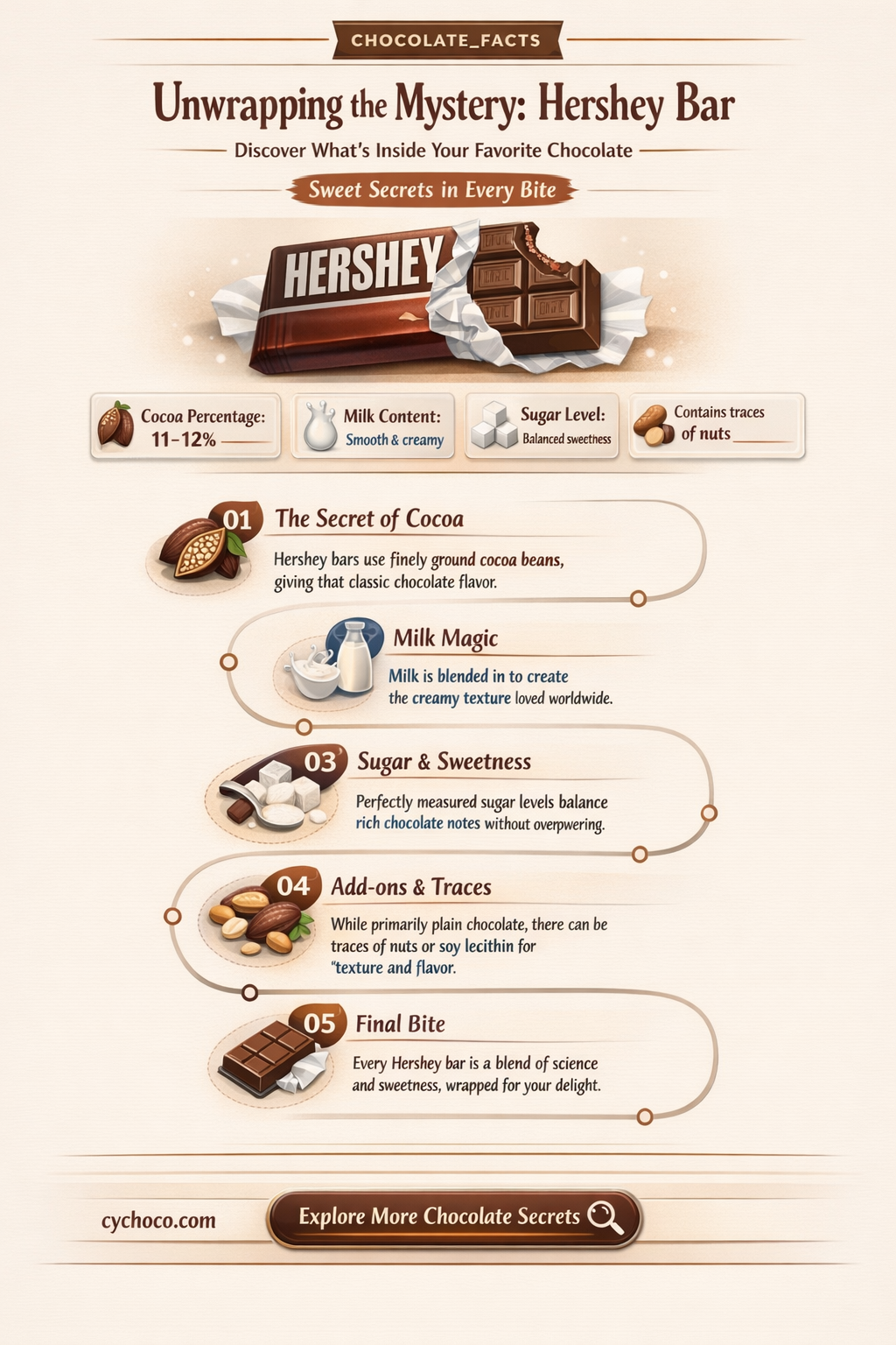 how much chocolate is in a hershey bar