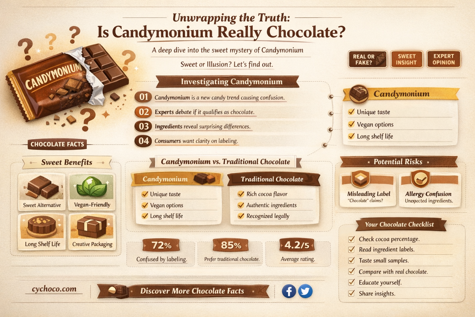 is the candymonium made of chocolate