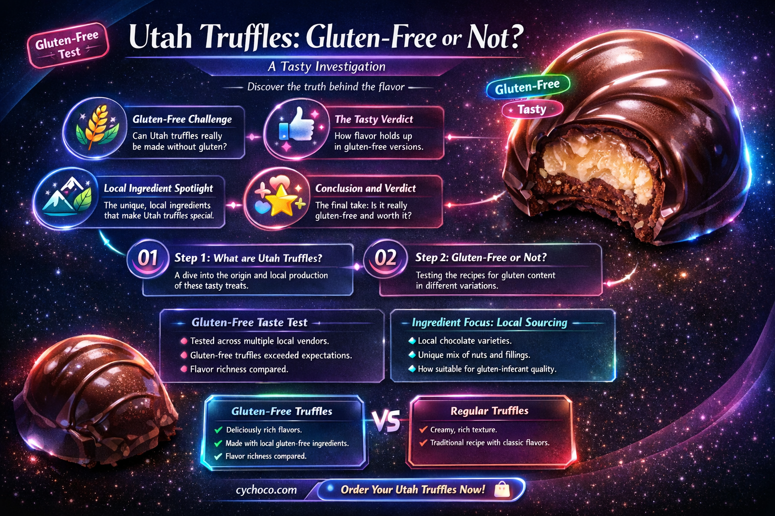 are utah truffles gluten free