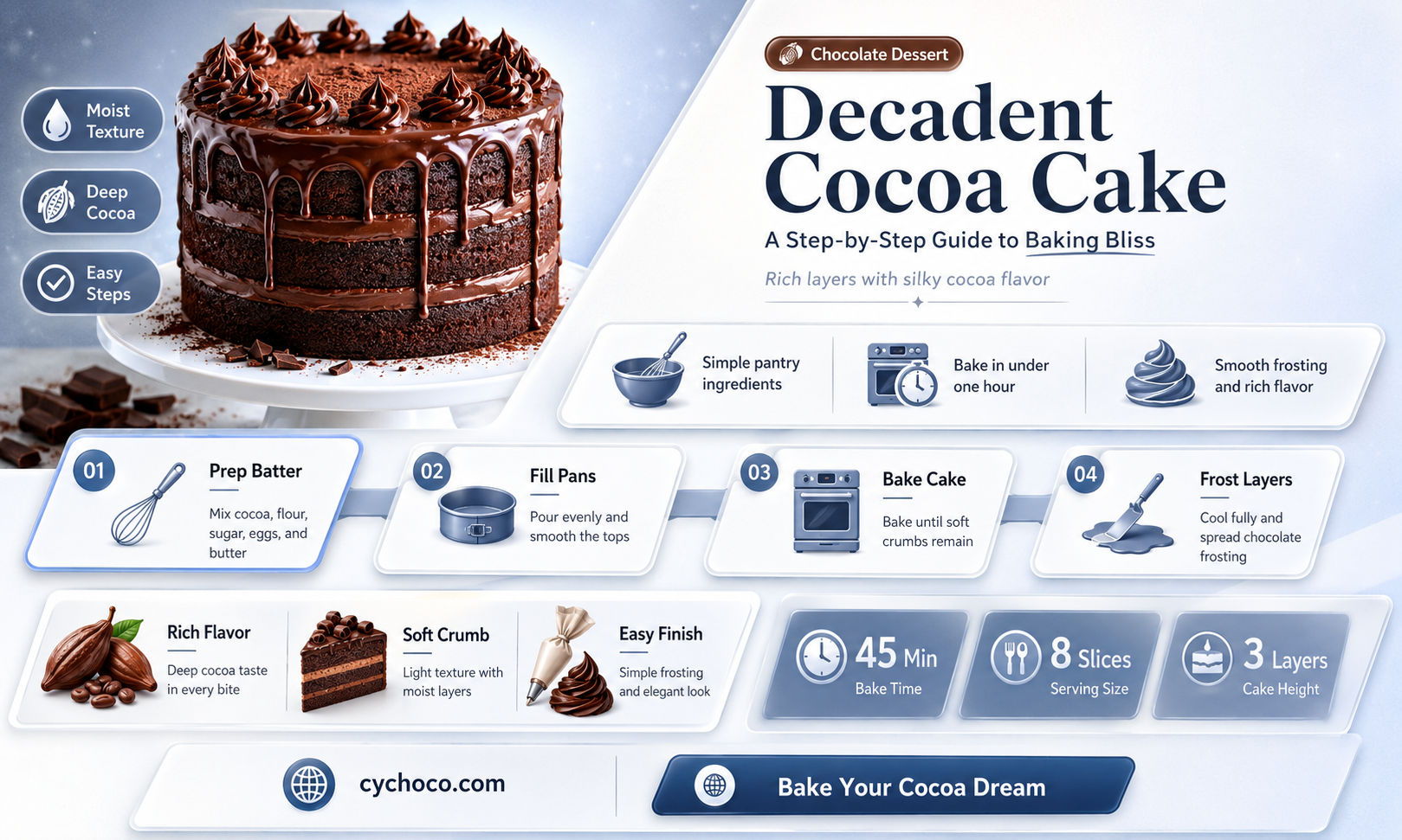 how to make a cocoa cake