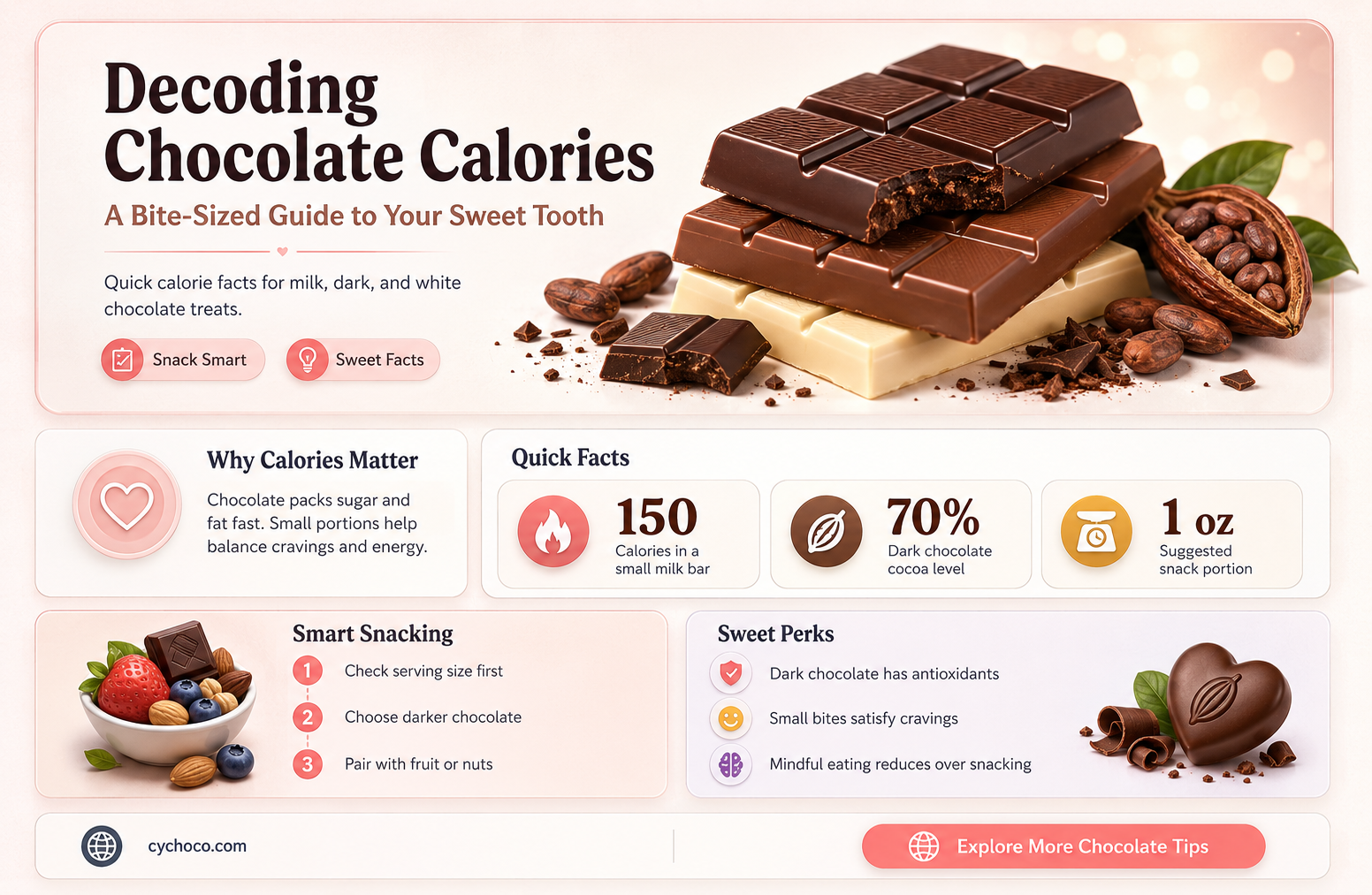 how many calories in a small bar of chocolate