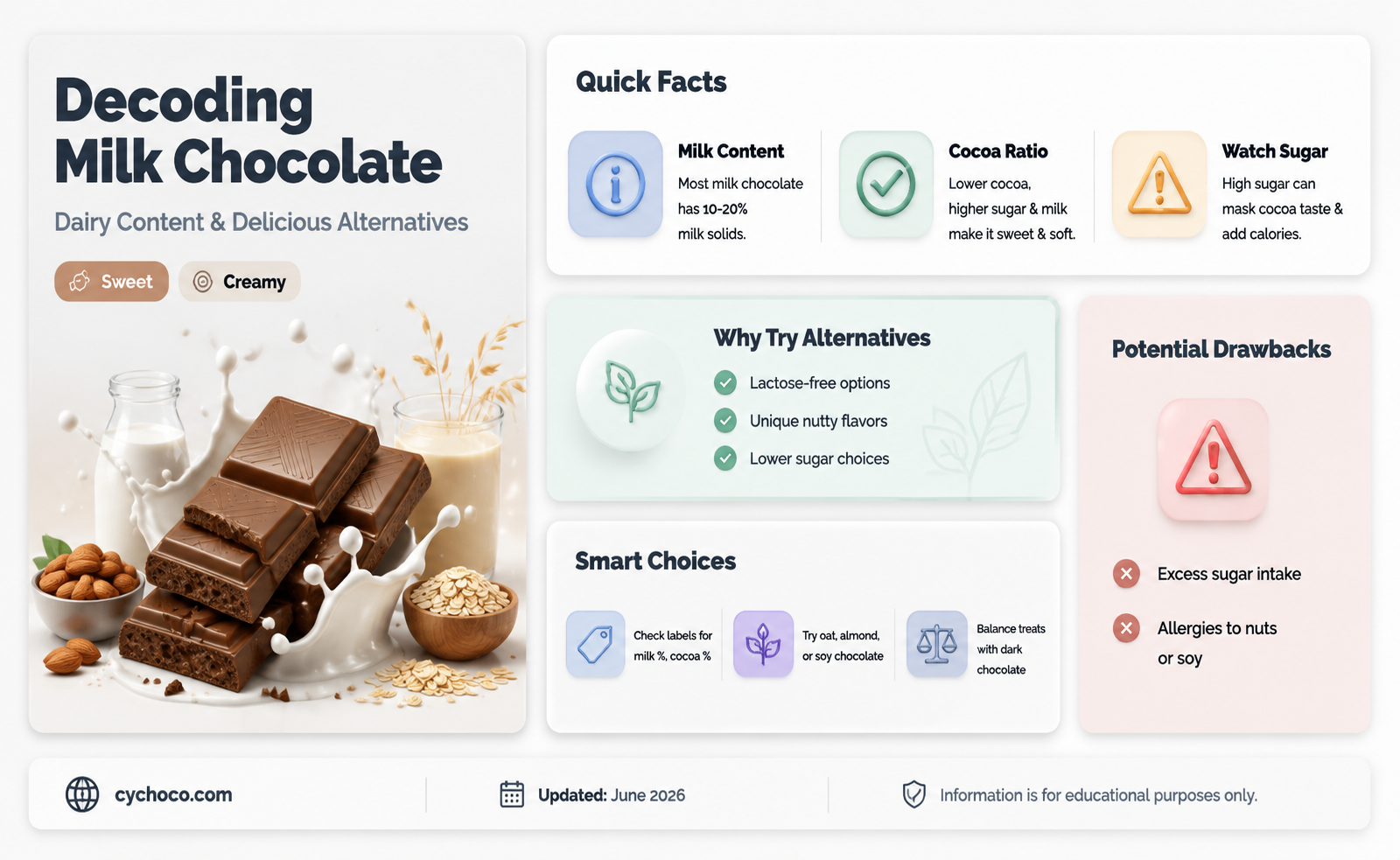 does milk chocolate have dairy