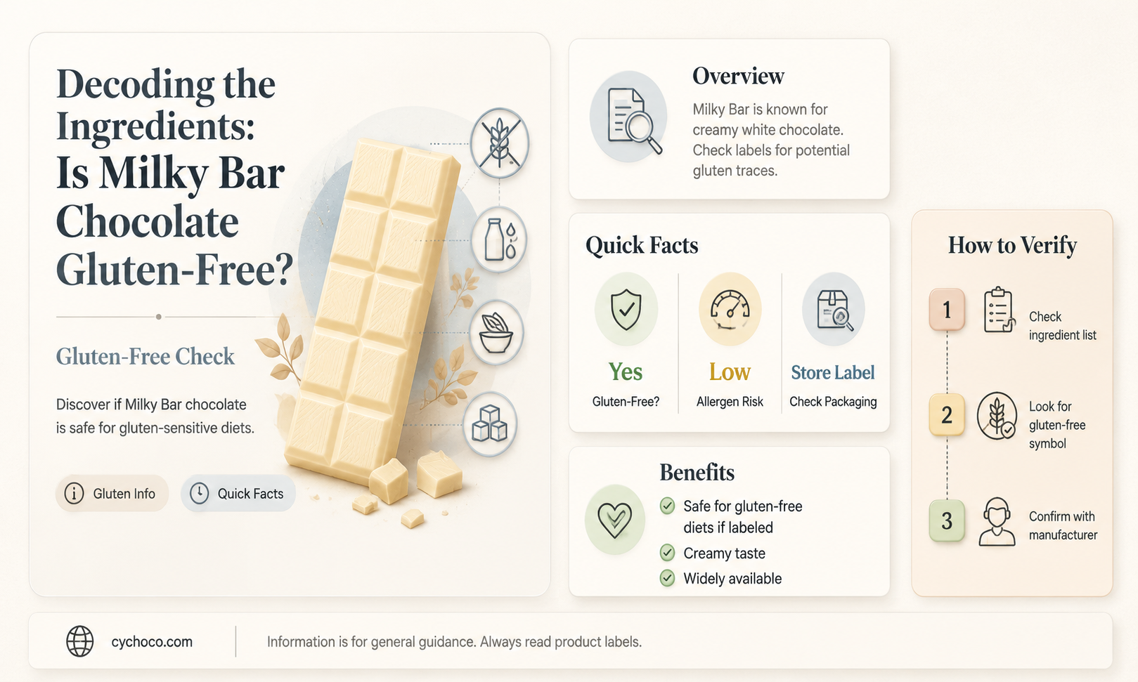 is milky bar chocolate gluten free