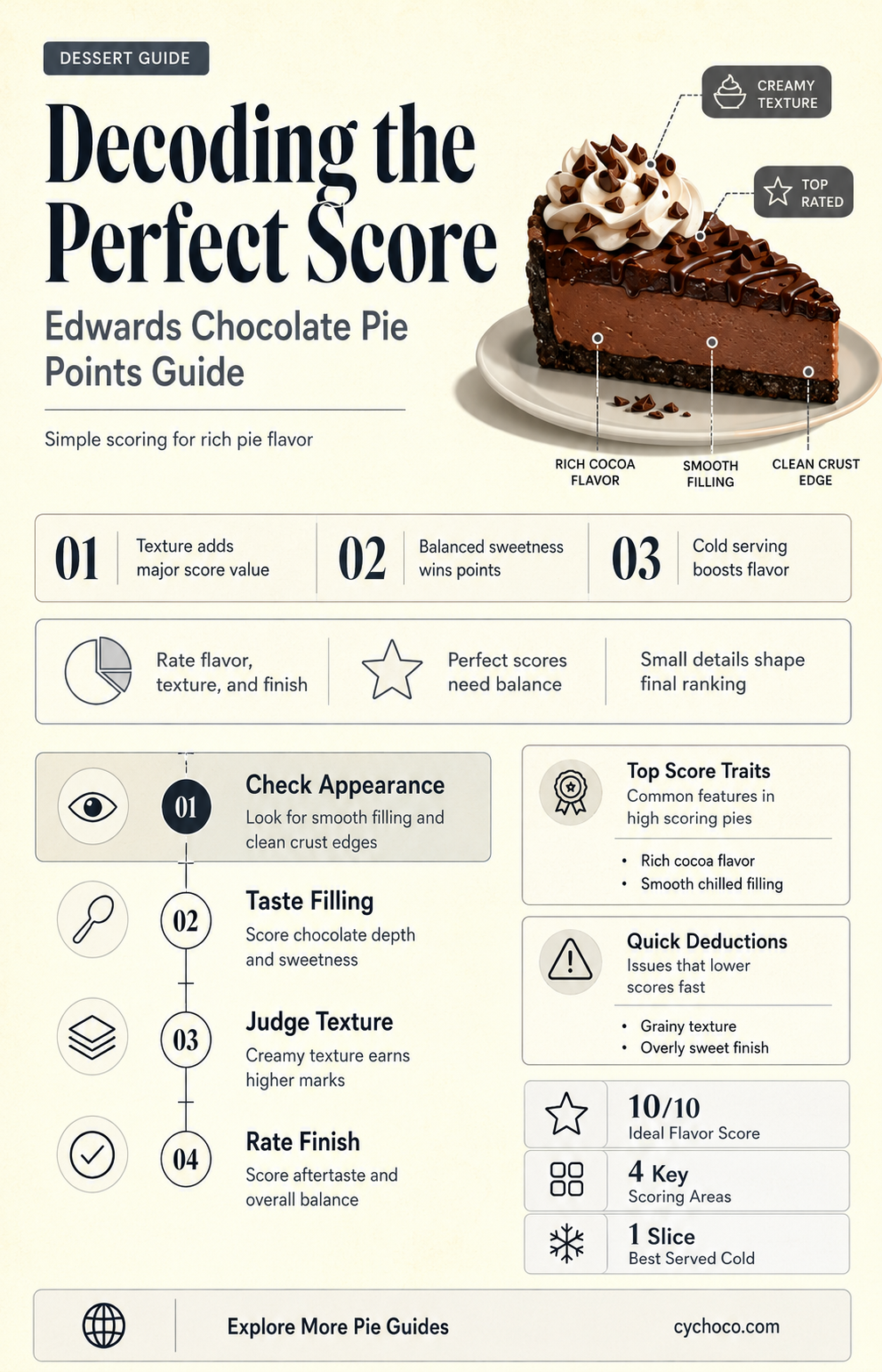 how many points edwards chocolate pie