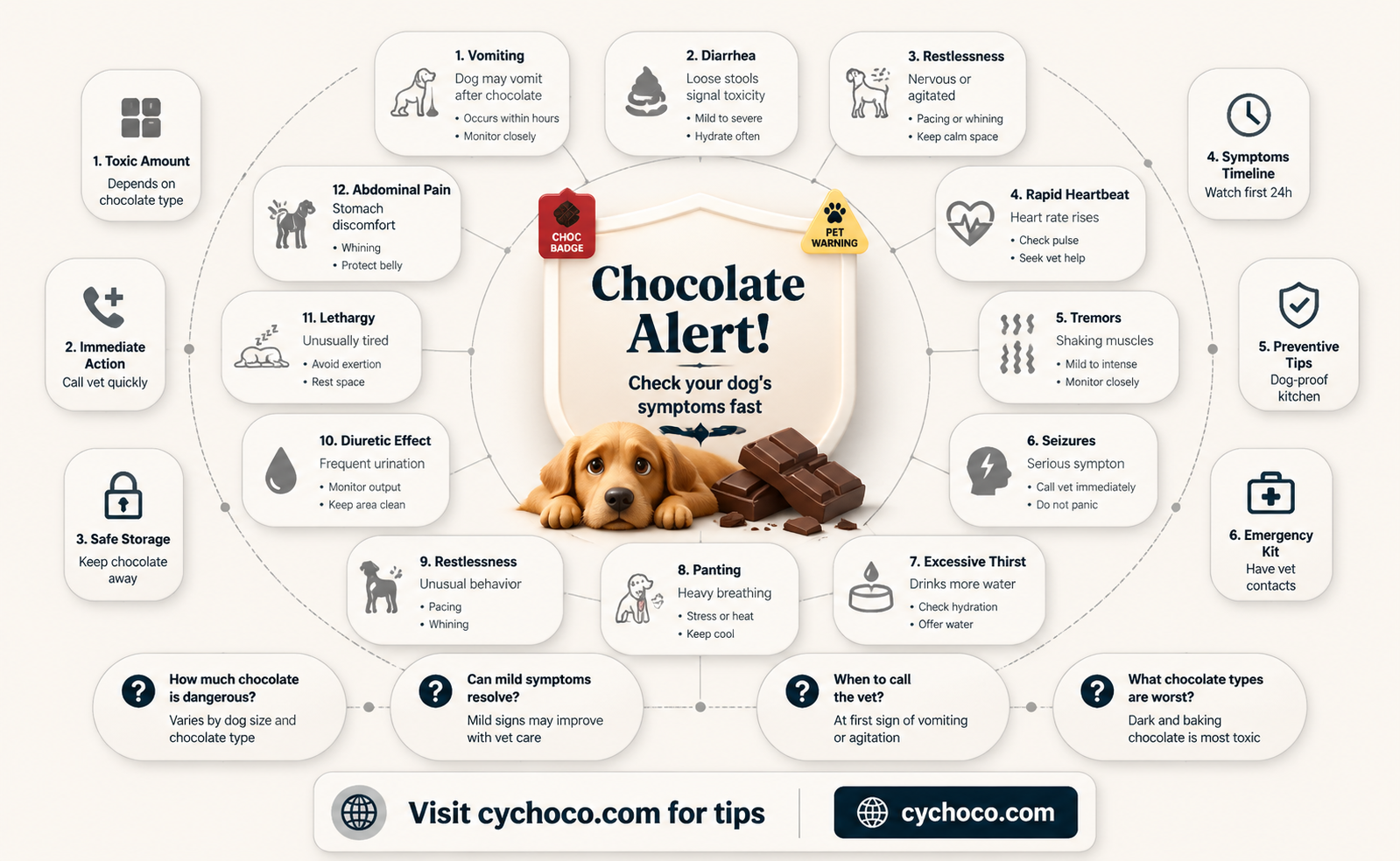 are the signs if your dog has eaten chocolate