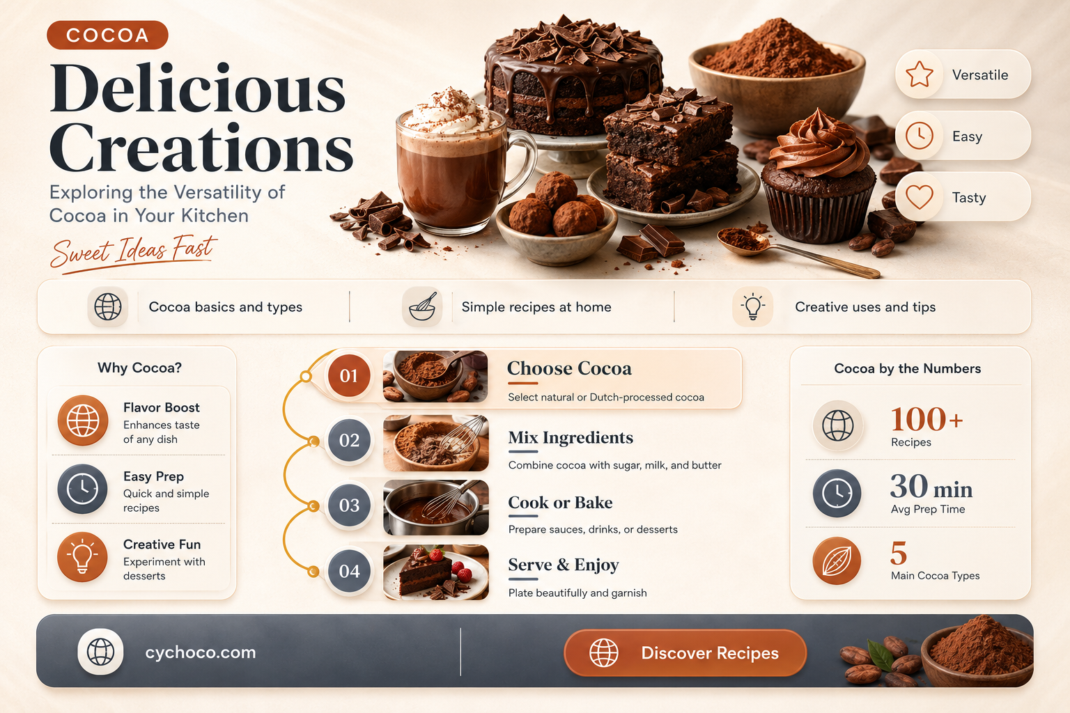 what can i make with cocoa