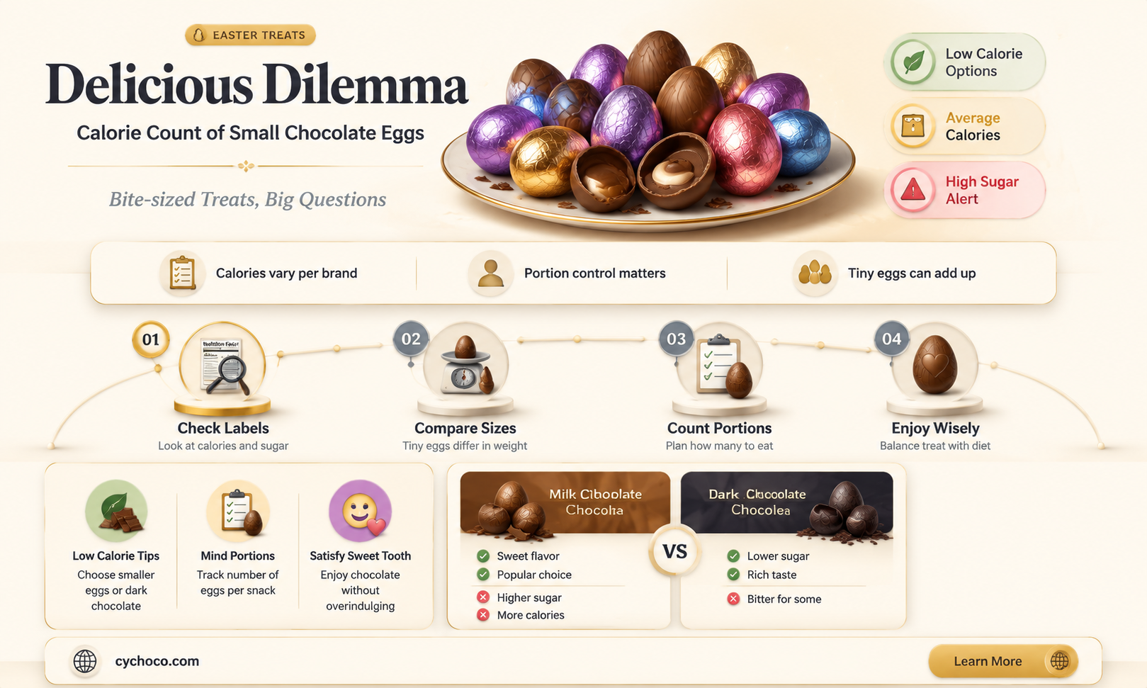 how many calories in a small chocolate easter egg