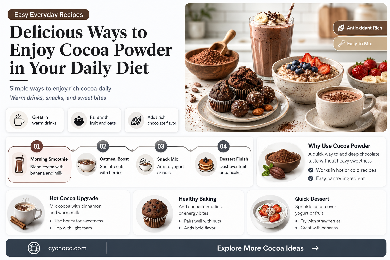 how to eat cocoa powder