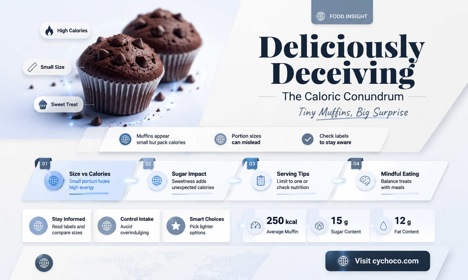 how many calories in a small chocolate muffin