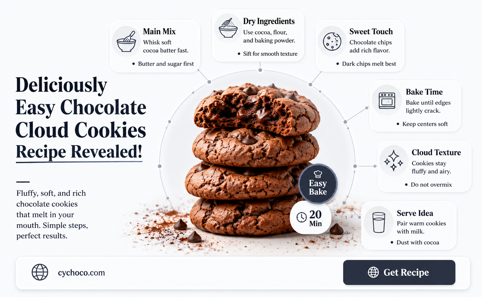 is there a good recipe for chocolate cloud cookies