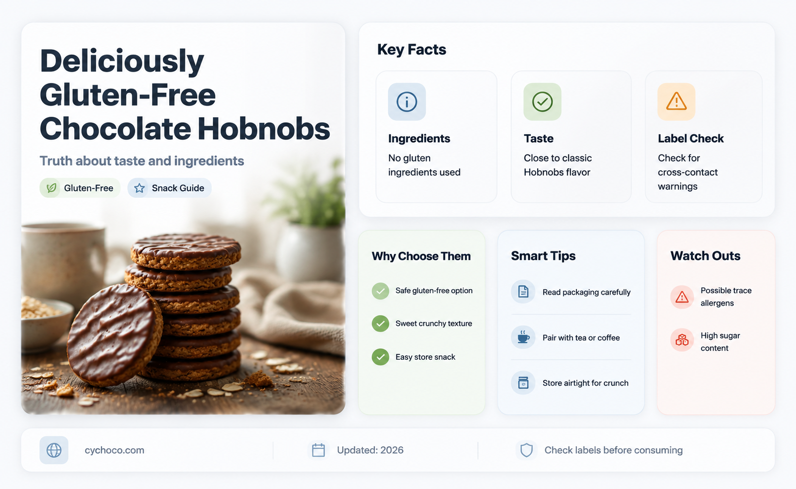 are chocolate hobnobs gluten free