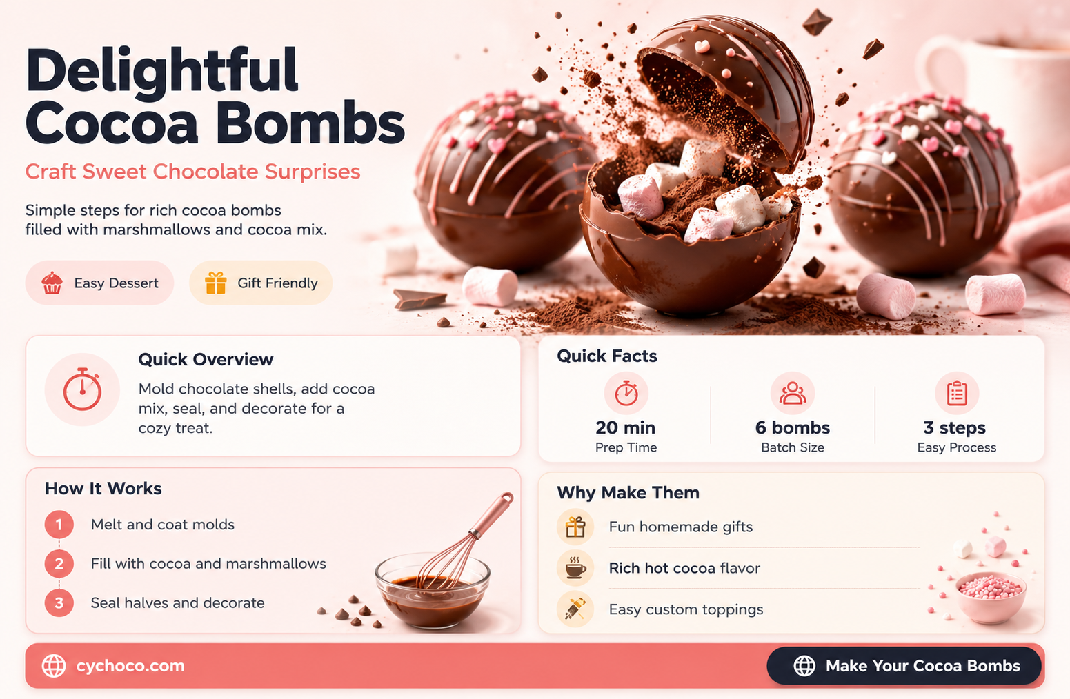 how to make a cocoa bomb