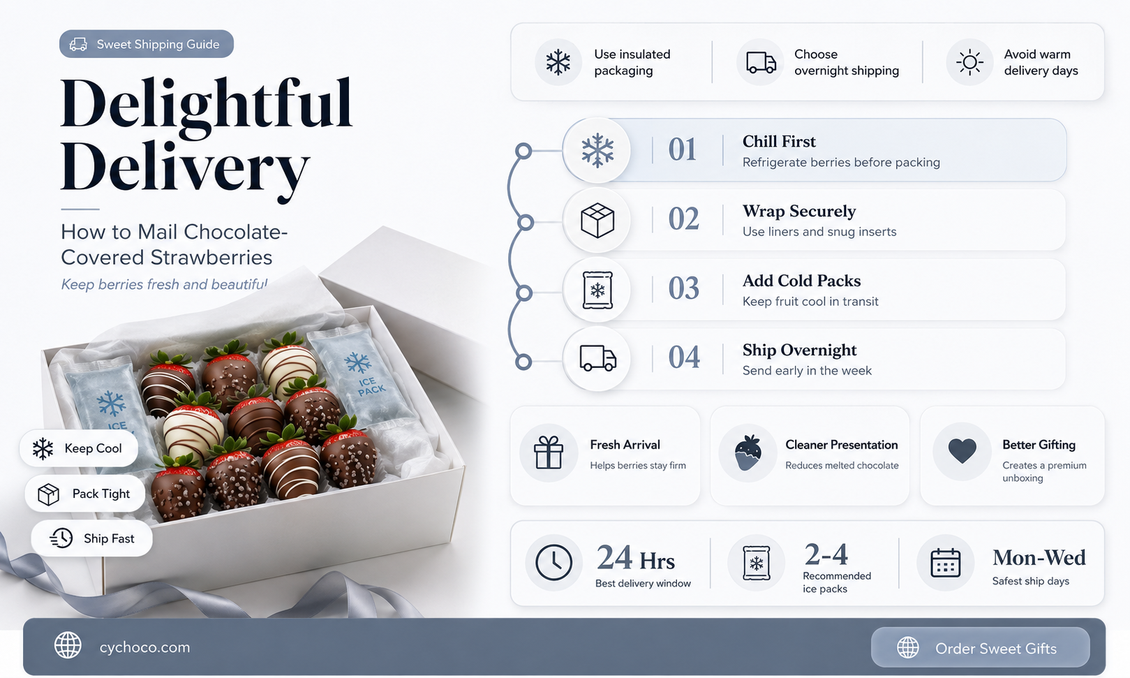 how to mail chocolate covered strawberries