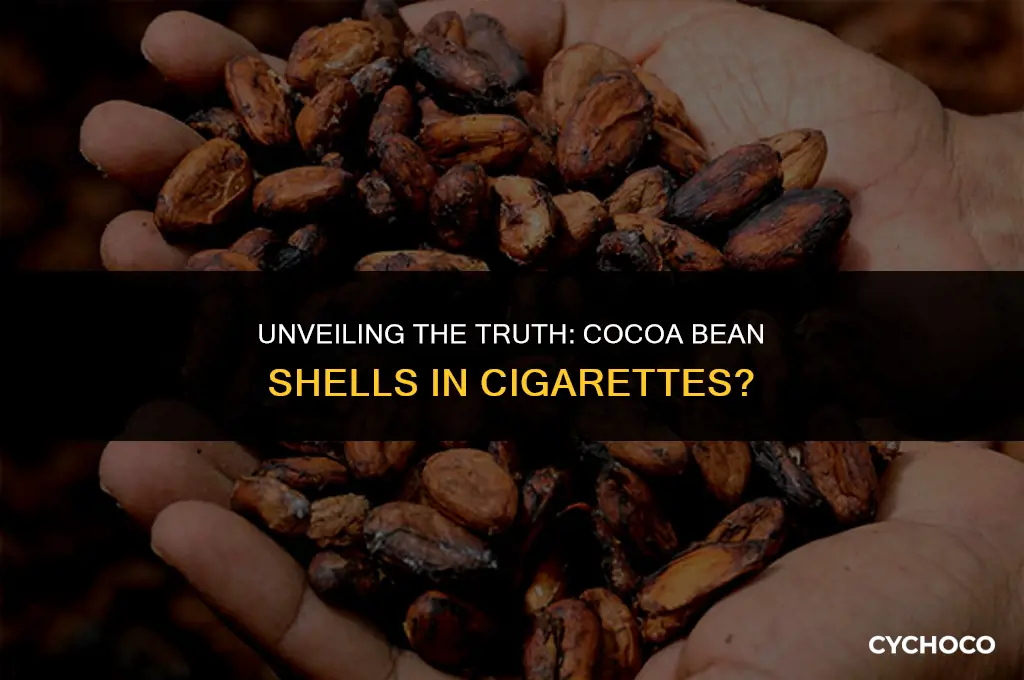 did cigarettes ever have cocoa bean shells 8n them
