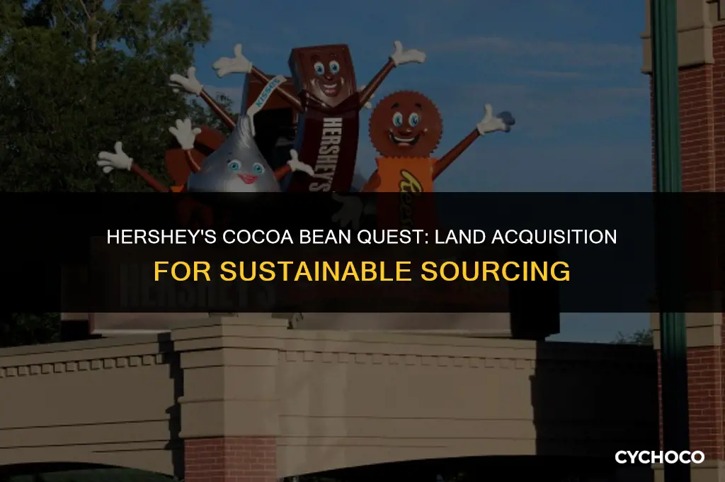 did hershey buy land to grow cocoa beans