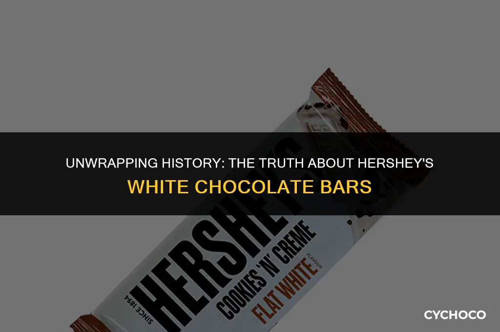 did hershey ever sell a white chocolate bar