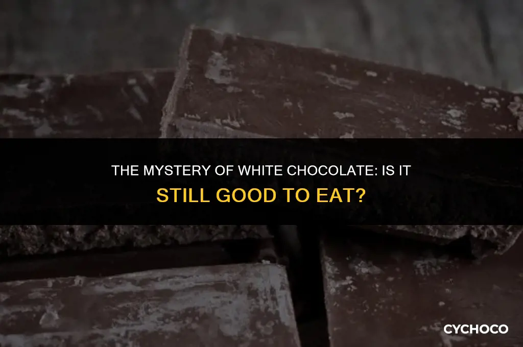 did my chocolate go bad if it looks white ish