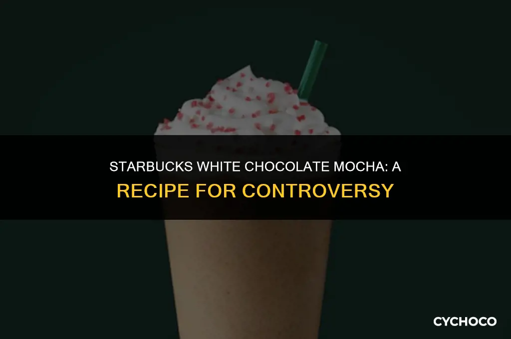 did starbucks change their white chocolate mocha
