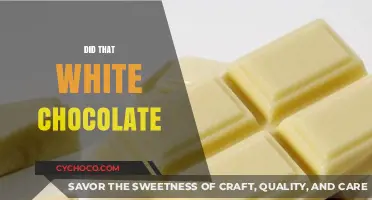Did That White Chocolate Just Change the Game?