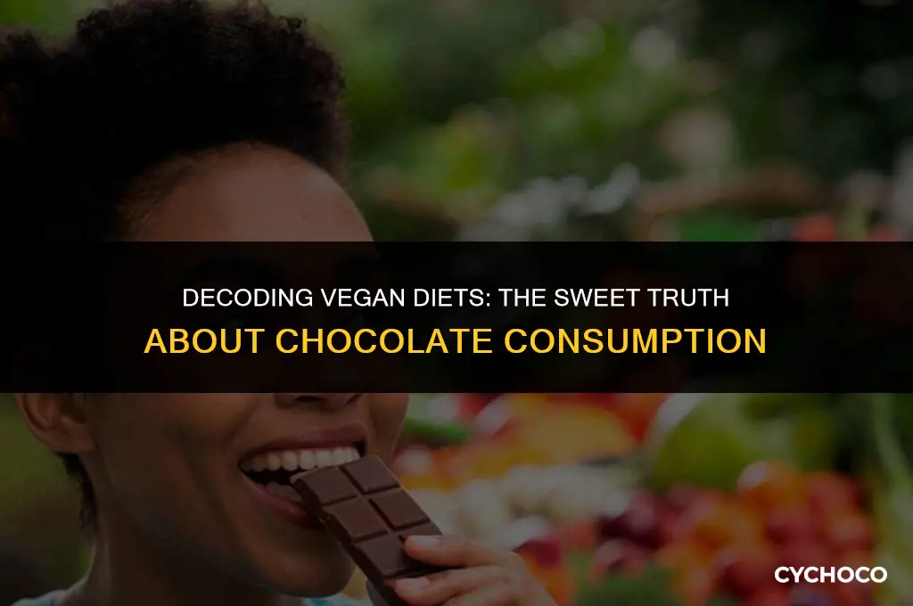 did vegans eat chocolate