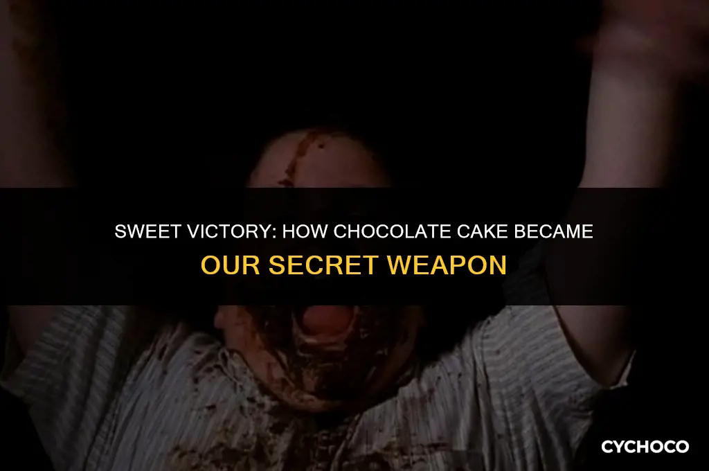 did we win a war with chocolate cake