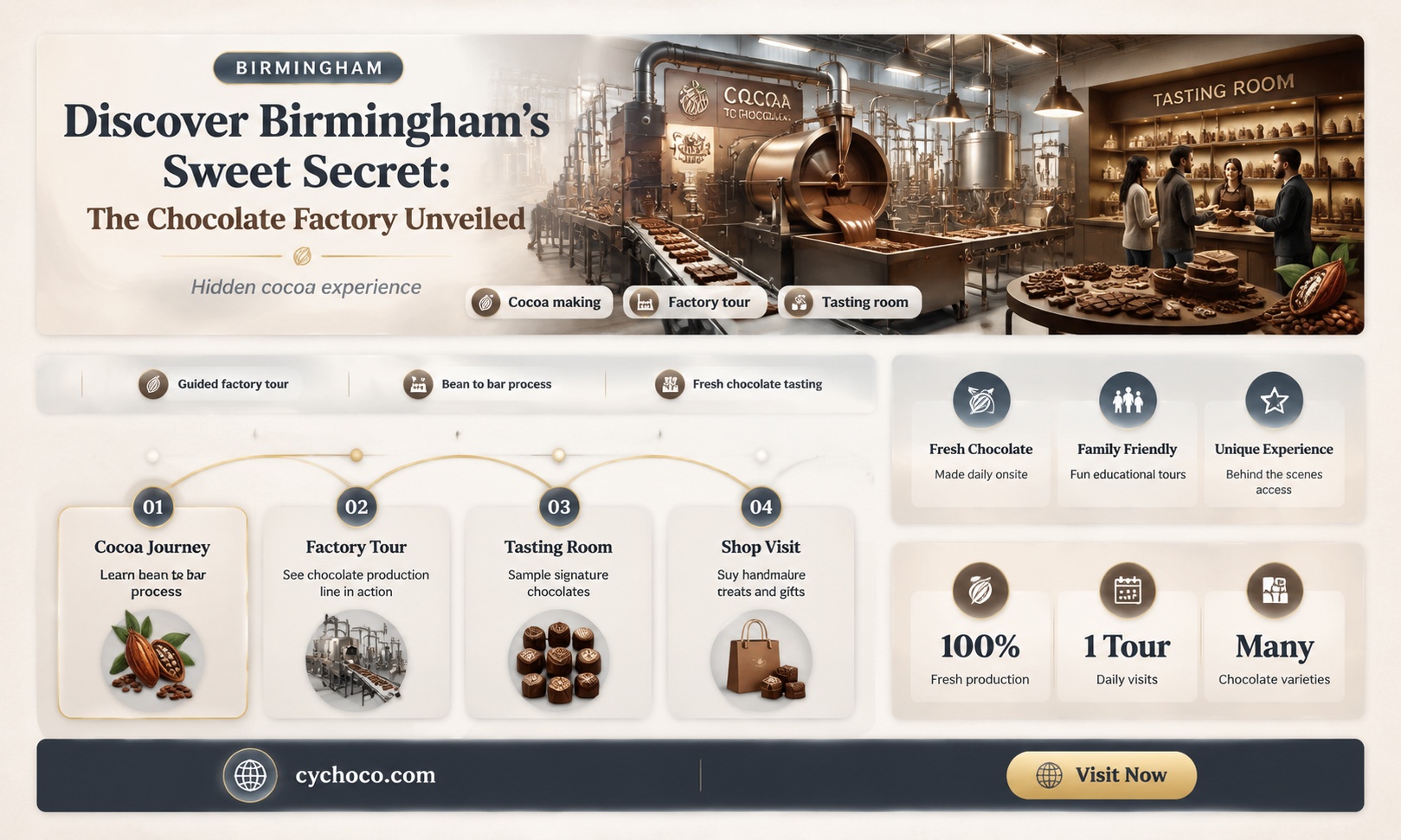 where is chocolate factory in birmingham