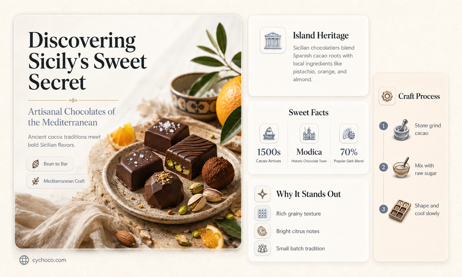 what chocolate is made in sicily