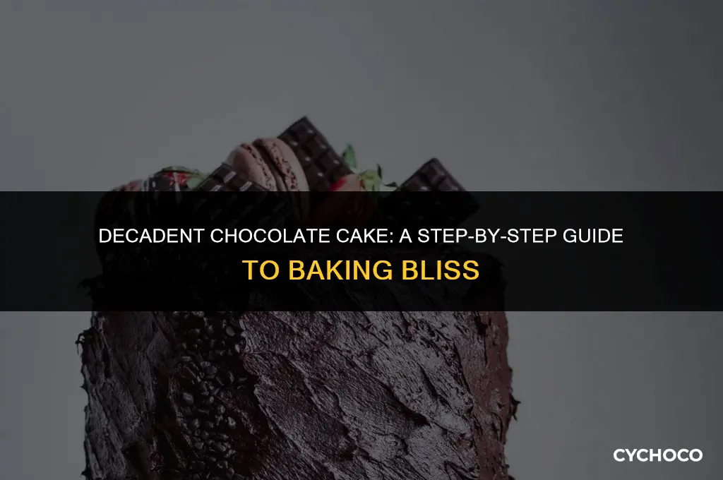 do a chocolate cake