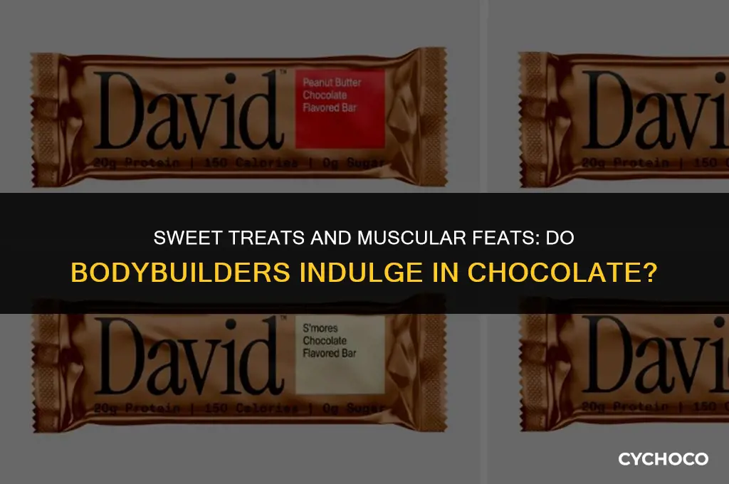 do bodybuilders eat chocolate