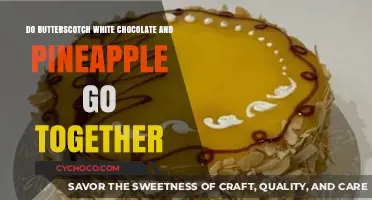 Sweet Harmony: Butterscotch, White Chocolate, and Pineapple Delights