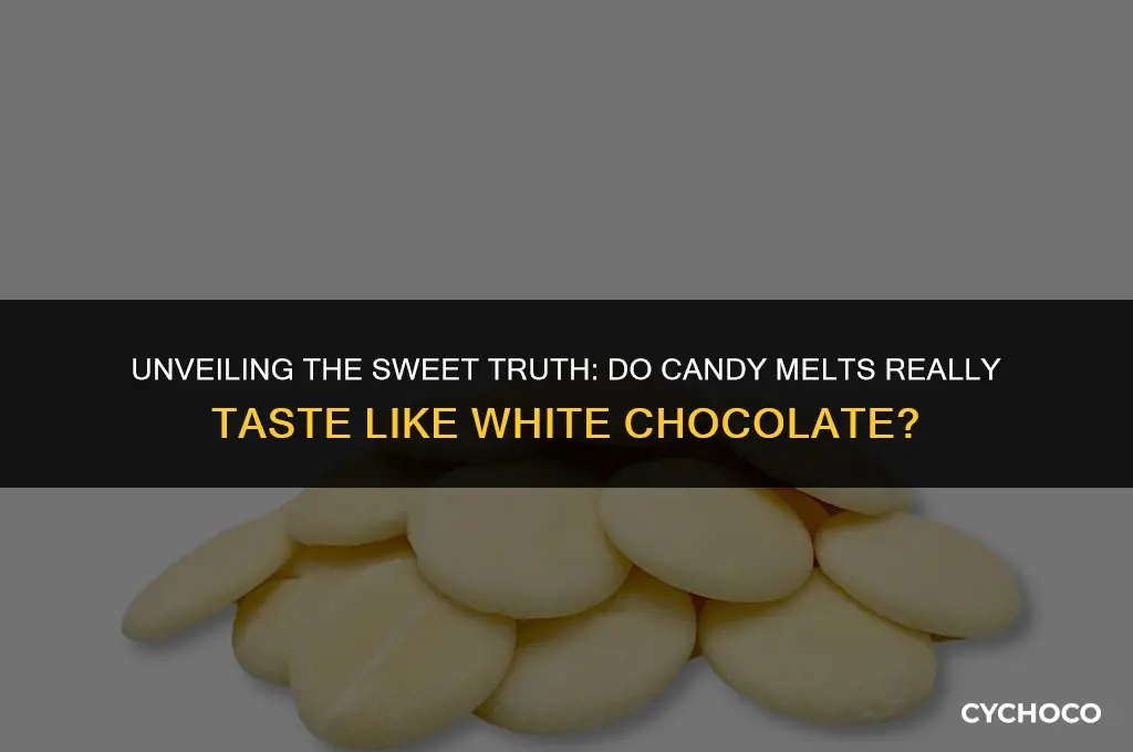 do candy melts taste like white chocolate