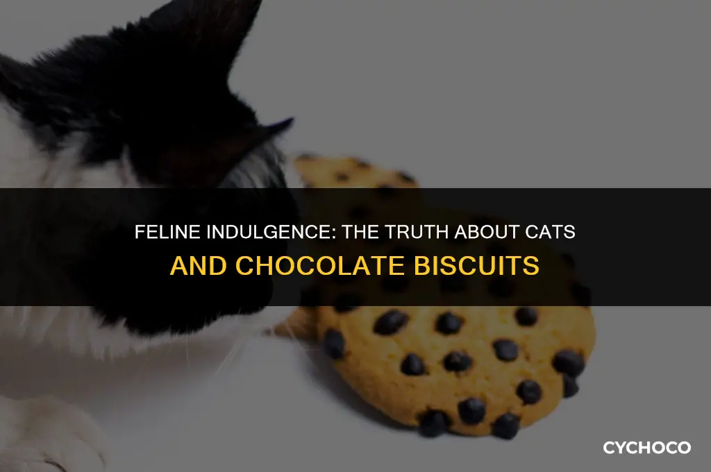 do cats eat chocolate biscuits