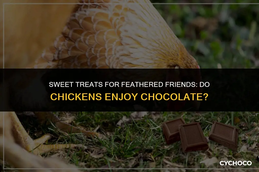 do chickens eat chocolate