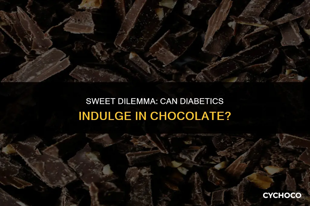 do diabetics eat chocolate