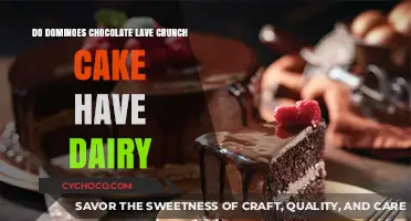 Unveiling the Dairy Mystery in Domino's Chocolate Lava Crunch Cake