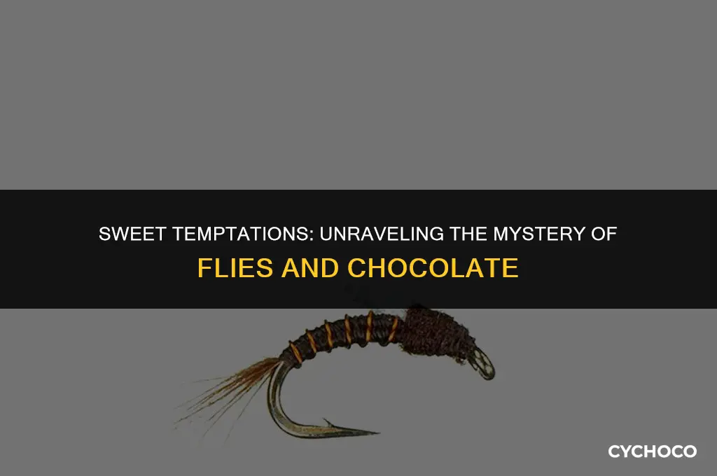 do flies eat chocolate