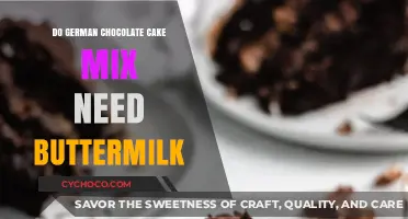 Unlocking the Secret: German Chocolate Cake Mix and Buttermilk