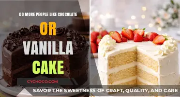 Sweet Debate: Chocolate vs Vanilla Cake Popularity Showdown