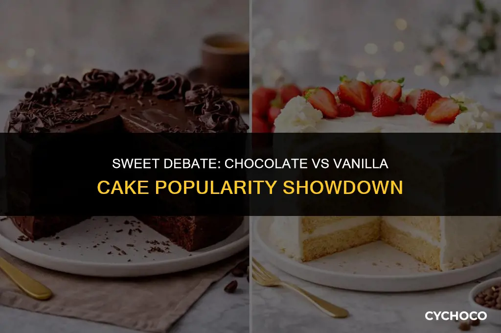 do more people like chocolate or vanilla cake