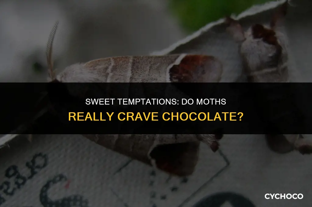 do moths eat chocolate
