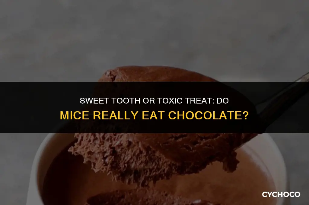 do mouse eat chocolate