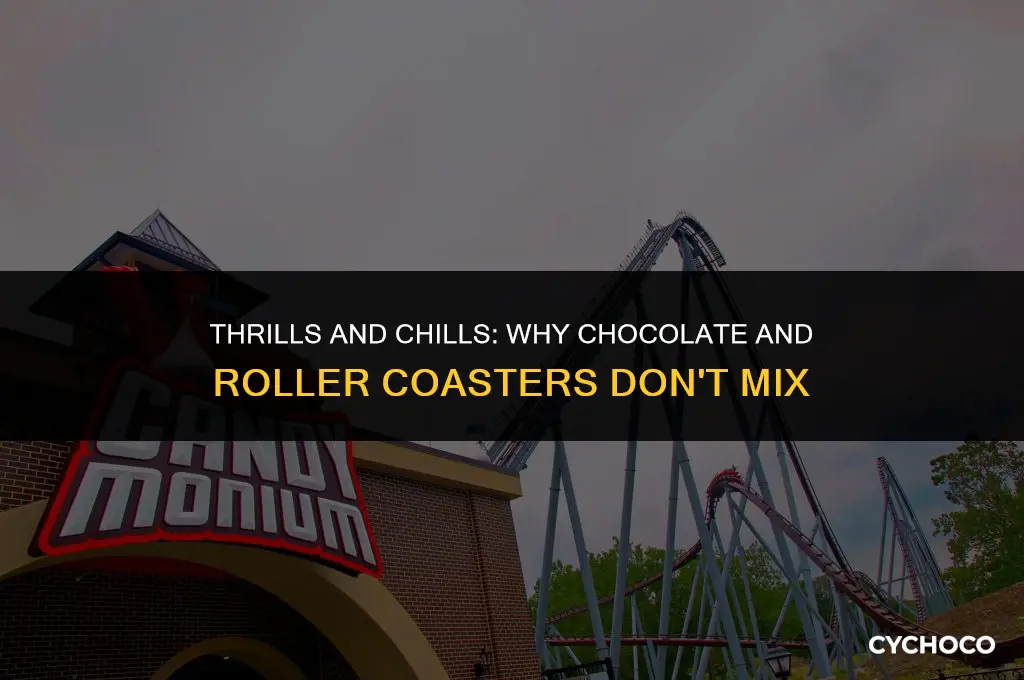 do not eat chocolate on a roller coaster